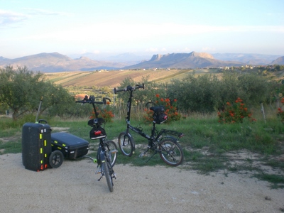 Our Bike Fridays and a spectacularly colorful sunrise.